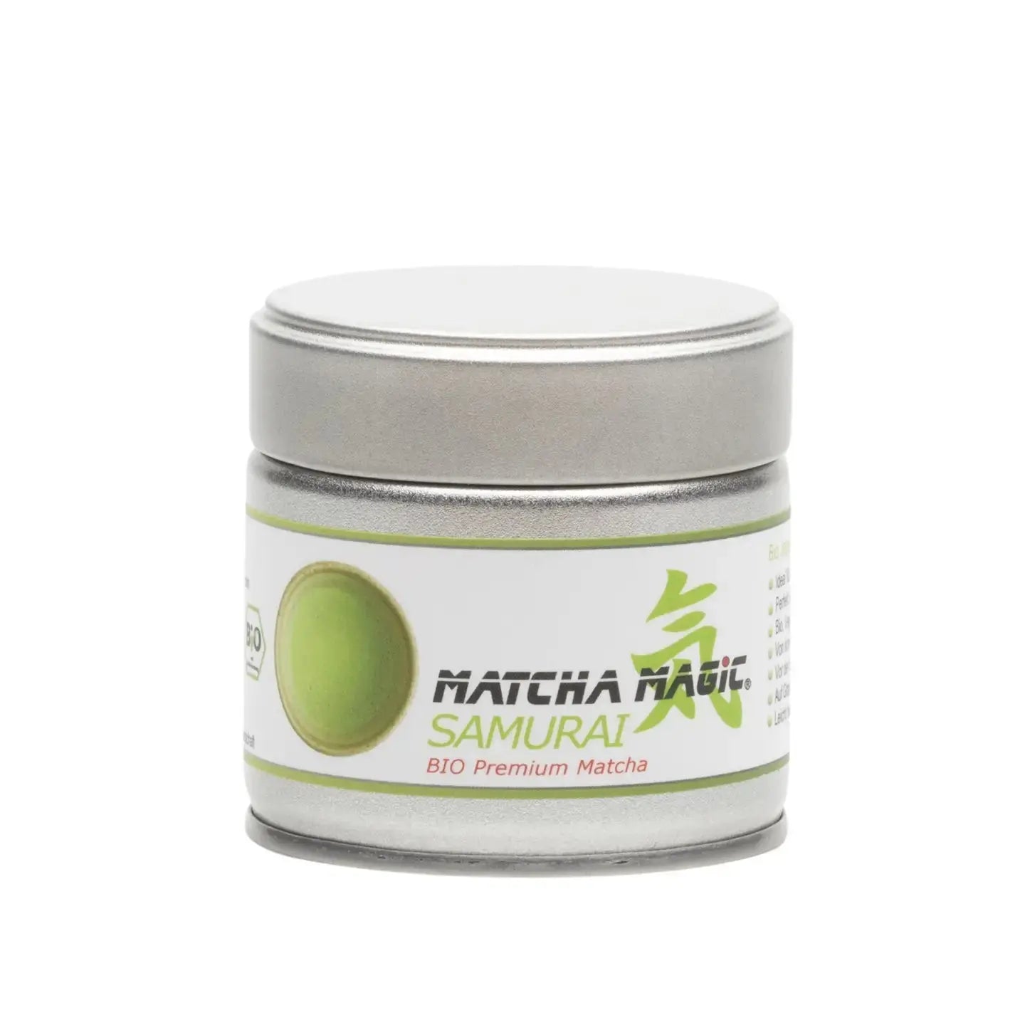 Matcha SAMURAI orgánico de primera calidad (30 g/80 g) Matcha Mava